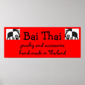 Bai Thai Sign Poster (Vorne)