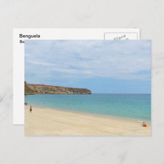 Baía Azul Postkarte (Vorne/Hinten)