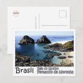 Baia Do Sancho - Brasilien - Postkarte (Vorne/Hinten)
