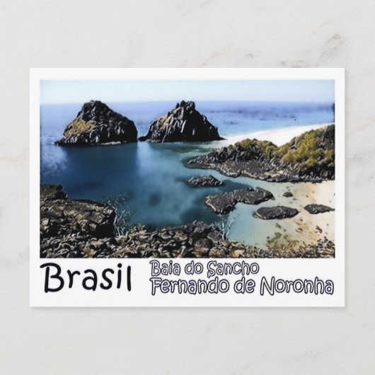 Baia Do Sancho - Brasilien - Postkarte (Vorderseite)