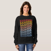 Baicheng City Groovy Retro Sweatshirt (Vorne ganz)