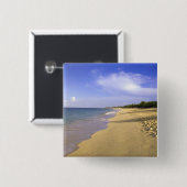 Baie Longue Long Bay Beach, St. Martin, Button (Vorne & Hinten)