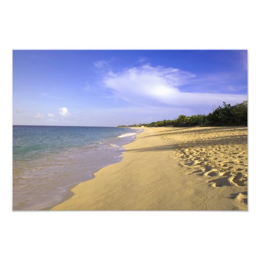 Baie Longue Long Bay Beach, St. Martin, Fotodruck (Vorne)