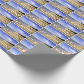 Baie Longue Long Bay Beach, St. Martin Geschenkpapier (Ecke)