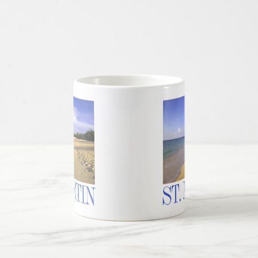 Baie Longue Long Bay Beach, St. Martin Kaffeetasse (Mittel)