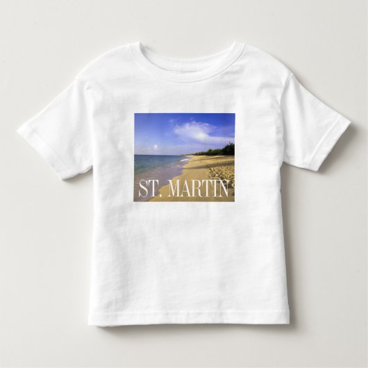 Baie Longue Long Bay Beach, St. Martin Kleinkind T-shirt (Vorderseite)