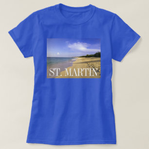 Baie Longue Long Bay Beach, St. Martin T-Shirt