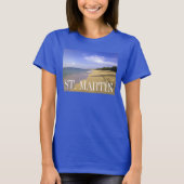 Baie Longue Long Bay Beach, St. Martin T-Shirt (Vorderseite)