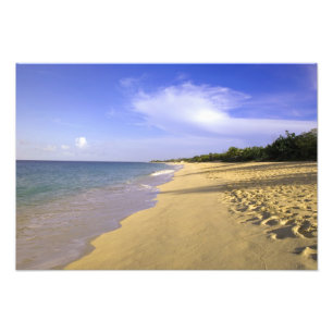 Baie Longue Long Bay Strand, St. Martin, Fotodruck
