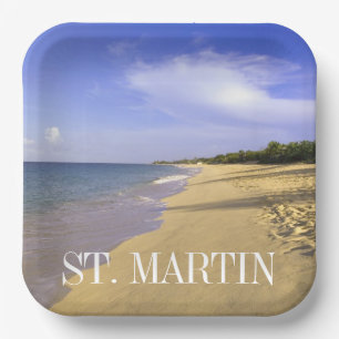 Baie Longue Long Bay Strand, St. Martin Pappteller