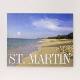 Baie Longue Long Bay Strand, St. Martin Puzzle