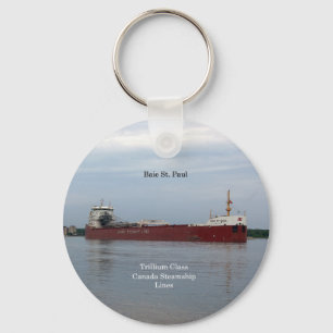 Baie St. Paul lud Schlüsselkette ein Schlüsselanhänger