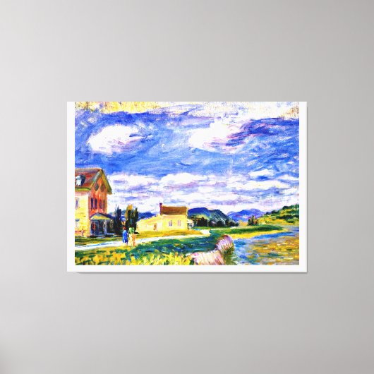 Baie St. Paul, Quebec von William James Glacken Leinwanddruck (Vorderseite)