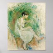 Baigneuse en Chemise | Berthe Morisot Poster (Vorne)