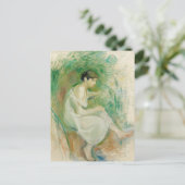 Baigneuse en Chemise | Berthe Morisot Postkarte (Stehend Vorderseite)
