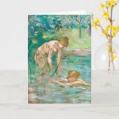 Baigneuses | Berthe Morisot Karte (Gelbe Blume)