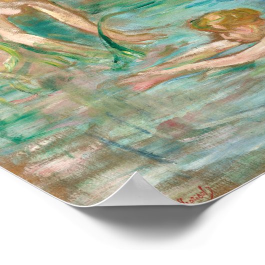 Baigneuses | Berthe Morisot Poster (Ecke)