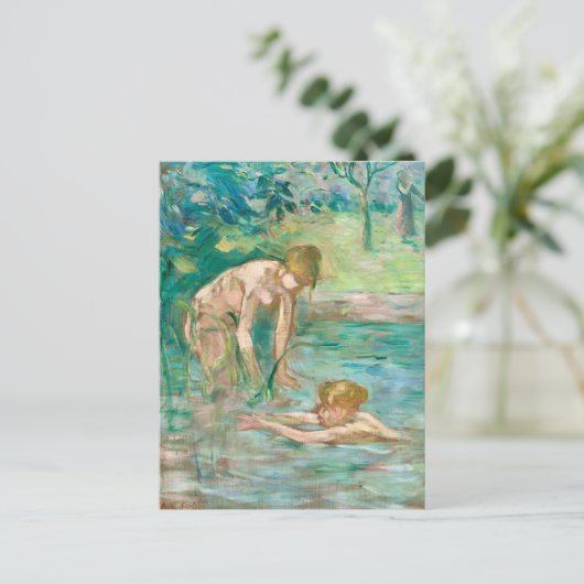 Baigneuses | Berthe Morisot Postkarte (Stehend Vorderseite)