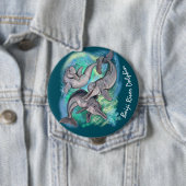 Baiji River Dolphin hat Echos verloren Button (Beispiel)