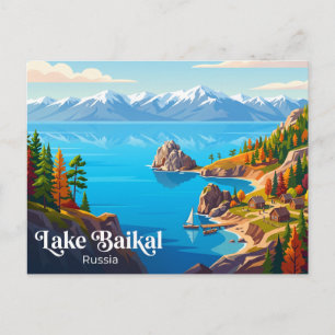 Baikal-See Russland Postkarte
