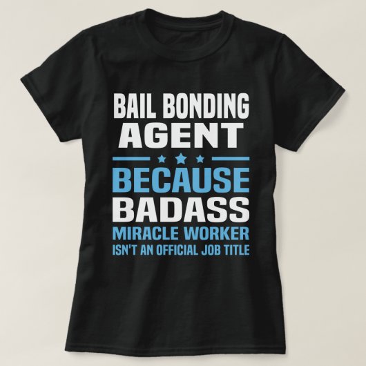 Bail-Bonding-Agent T-Shirt (Design vorne)