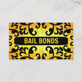 Bail Bonds Sunshine Damask Visitenkarte