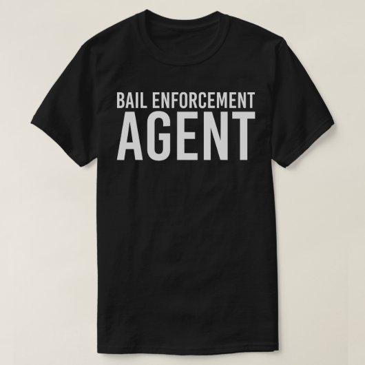 BAIL-DURCHSETZUNG AGEN Funny Officer Gift Bounty I T-Shirt (Design vorne)