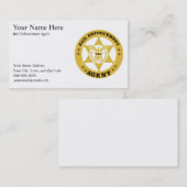 BAIL-DURCHSETZUNG AGENT Visitenkarte (Vorne/Hinten)