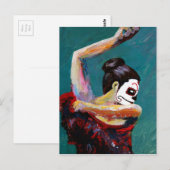 Bailan de los Muertos Postkarte (Vorne/Hinten)
