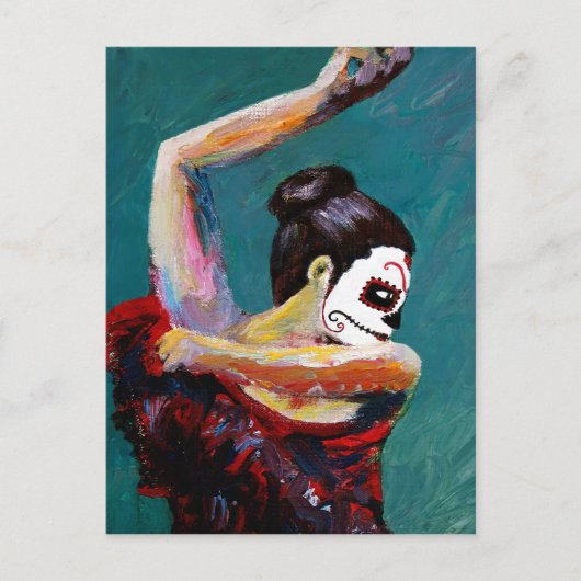 Bailan de los Muertos Postkarte (Vorderseite)