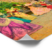 Bailando vals en la Quinta da Regaleira (Portugal) Poster (Ecke)