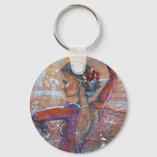 Bailaora Schlüsselanhänger (Vorderseite)