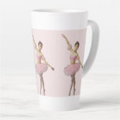 Bailarina con tutú rosa milchtasse (Rechte Ecke)