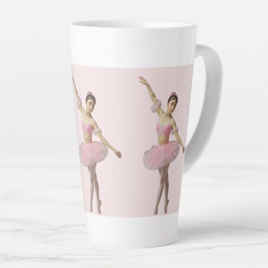Bailarina con tutú rosa milchtasse (Rechte Ecke)
