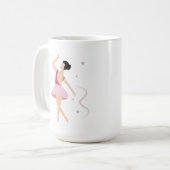 Bailarina de ballet kaffeetasse (Vorderseite Links)