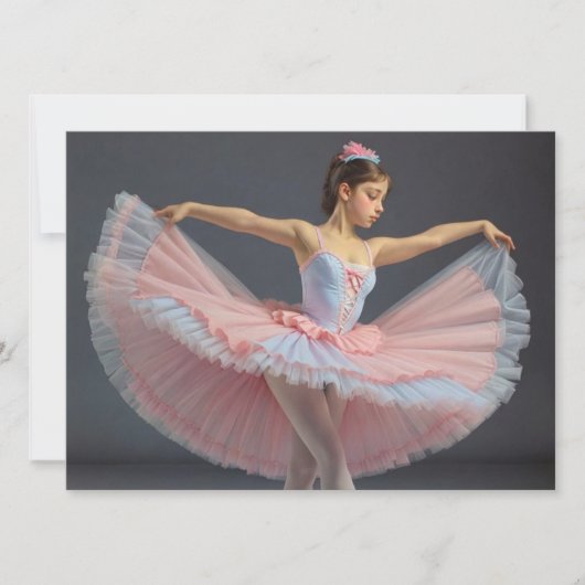 Bailarina desplegando su tutu  (Vorderseite)