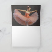 Bailarina desplegando su tutu dankeskarte (Innenseite)