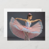 Bailarina desplegando su tutu postkarte (Vorne/Hinten)
