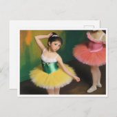 Bailarinas con colores vivos postkarte (Vorne/Hinten)