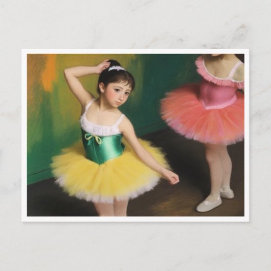 Bailarinas con colores vivos postkarte (Vorderseite)