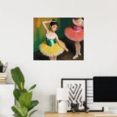 Bailarinas con preciosos colores vivos poster (Heimbüro)