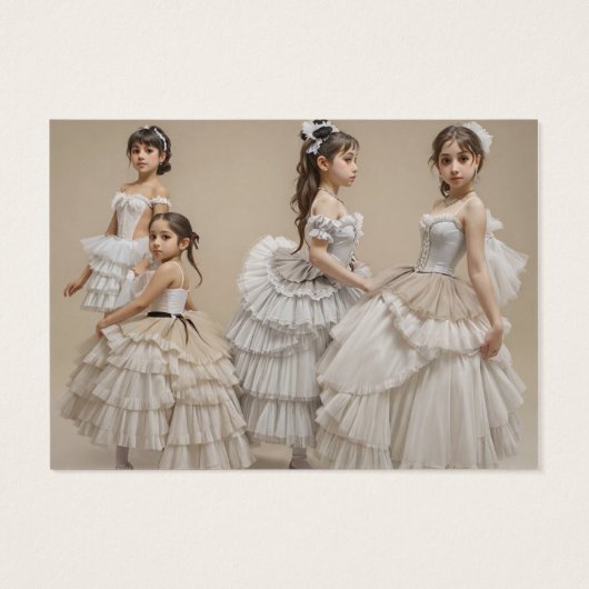 Bailarinas con trajes románticos (Rückseite)