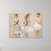 Bailarinas con trajes románticos leinwanddruck (Vorderseite)