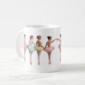Bailarinas con tutús de colores suaves kaffeetasse (Vorderseite Links)