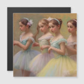 Bailarinas en el estilo de Degas Tarjeta magnética Magnetkarte (Vorne/Hinten)