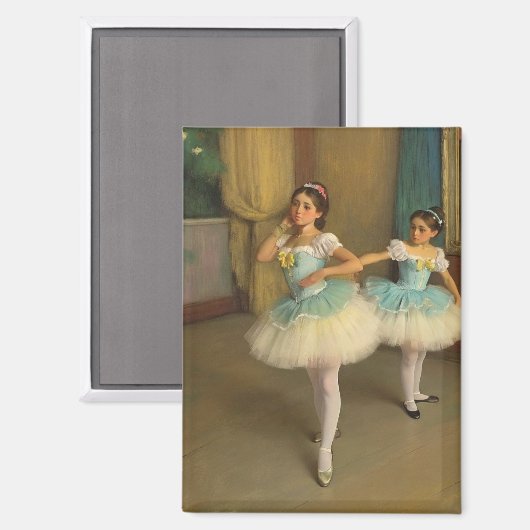 Bailarinas en el estilo romántico magnet (Vorderseite/Rückseite)
