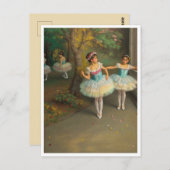 Bailarinas en el estilo romántico Postal Postkarte (Vorne/Hinten)