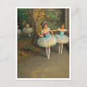 Bailarinas en el estilo romántico Postal Postkarte (Vorderseite)