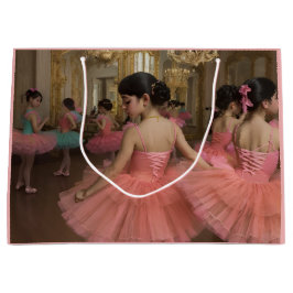 Bailarinas en una gran sala de estilo rocóco große geschenktüte