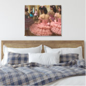 Bailarinas en una gran sala de estilo rocóco leinwanddruck (Insitu (Schlafzimmer))